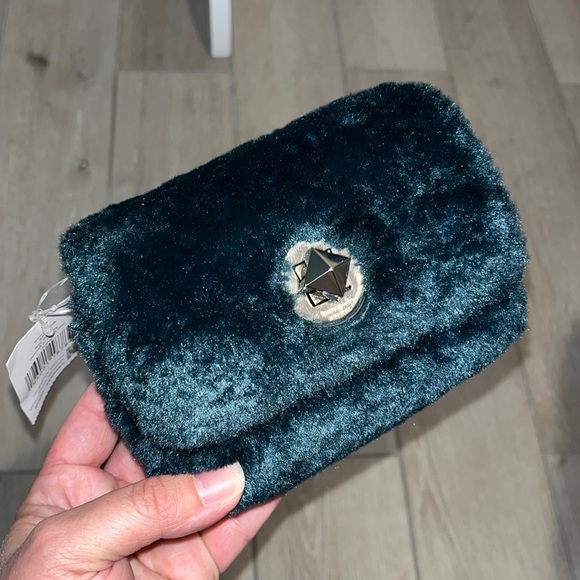 NWT! $169 MSRP kate spade Audrey Faux Shearling Micro Crossbody - Picture 10 of 13